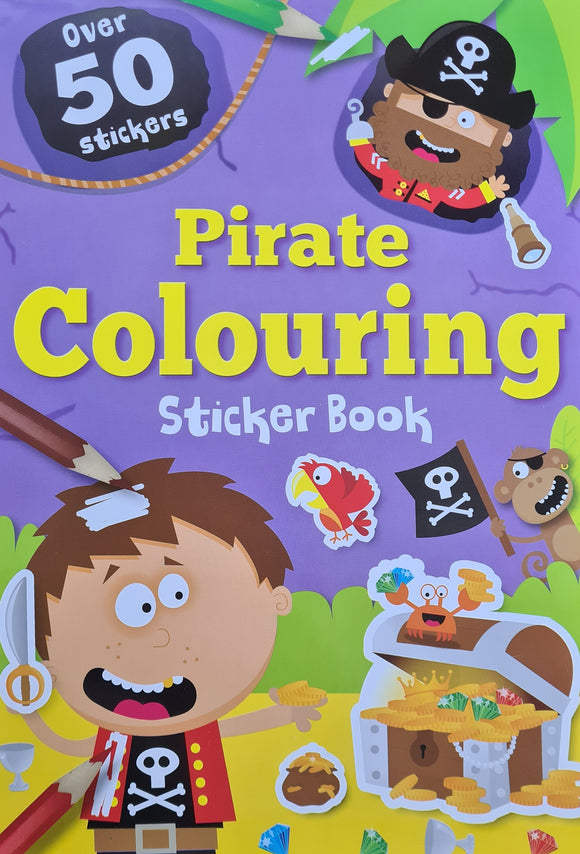 Pirate Colouring Sticker Book