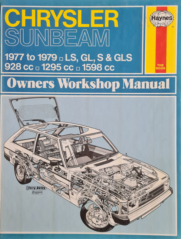 Haynes Owners Workshop Manual 435,  Chrysler Sunbeam