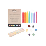 Chakra Energy Candle and Crystal Gift Set