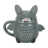 Cute Bat Mug with Lid