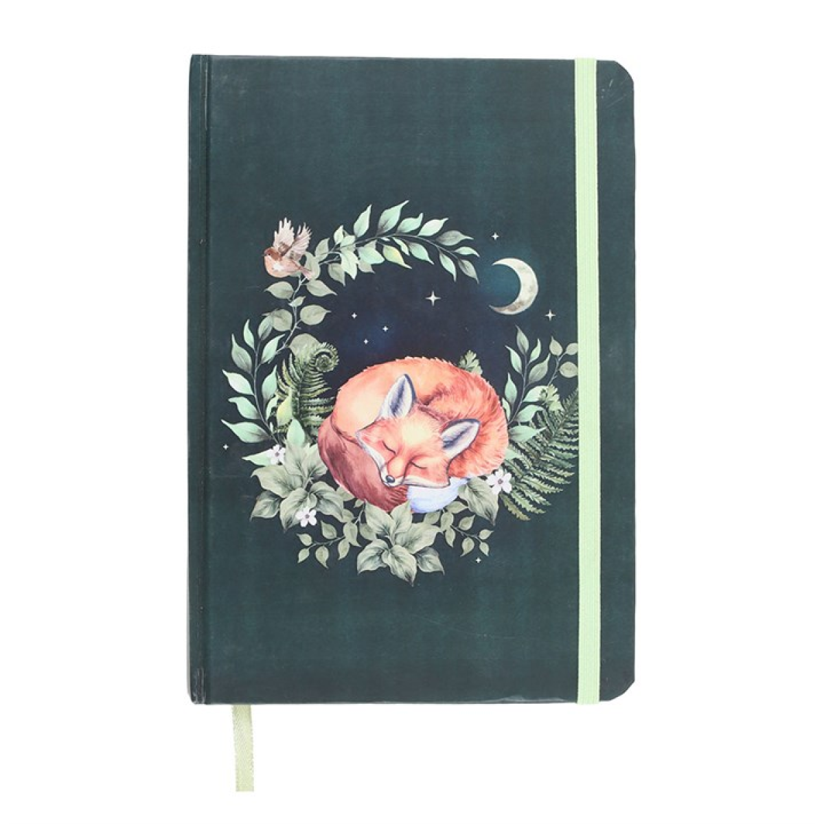 Green Sleeping Fox A5 Notebook – The Book Brook