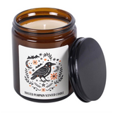 Frightful Folk Raven Toasted Pumpkin Scented Candle