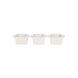 Set of 3 Ceramic Christmas Snack Bowls