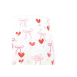 Bow and Heart Print Stemless Glass