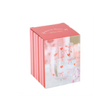 Bow and Heart Print Stemless Glass