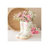 Luna Bloom Floral Print Welly Boot Planter