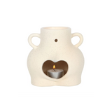 Cream Speckle Bum Oil Burner