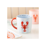 You Are My Lobster Striped Mug