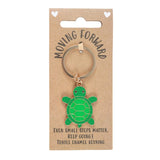 Moving Forward Turtle Keyring