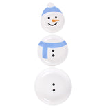 Set of 3 Winter Snowmen Stacking Bowls