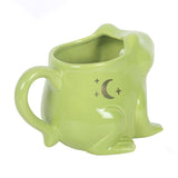 Luna Frog Shaped Mug and Lily Pad Saucer