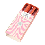 Set of 3 Happy Birthday Candles in a Box