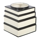 Black Cat Magick Book Stack Vase