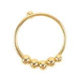 Gold Tone Anti-Anxiety Metal Fidget Ring