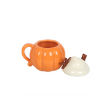 Pumpkin Cream Lidded Mug