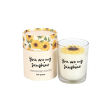 You Are My Sunshine Candle with 3D Sunflower