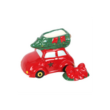 Nostalgic Car with Christmas Tree Ceramic Oil Burner and Wax Warmer