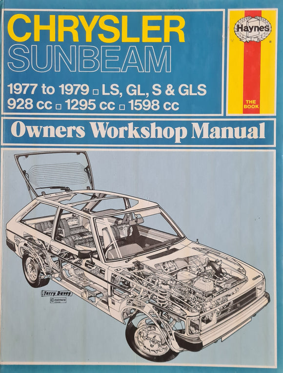 Haynes Owners Workshop Manual 435,  Chrysler Sunbeam